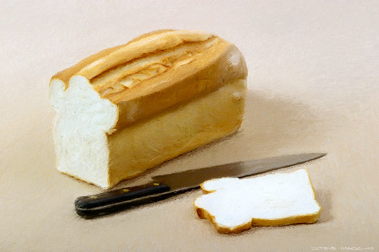 Loaf of Bread & Knife