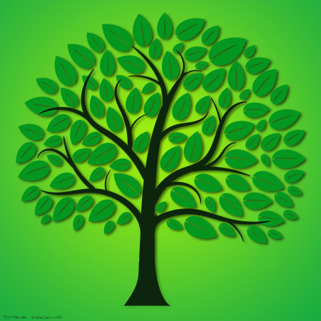 Green Tree II - Flowers & Trees Art - Art Prints Green Tree II
