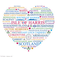 Love, Isle, Harris, Art Print