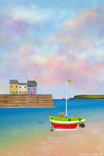 Fishing Boat Cove - Seaside & Fishing Boats - Art Prints Fishing Boat Cove