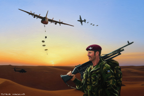 Parachute Regiment Art Print - Other Art - Art Prints Parachute Regiment Art Print