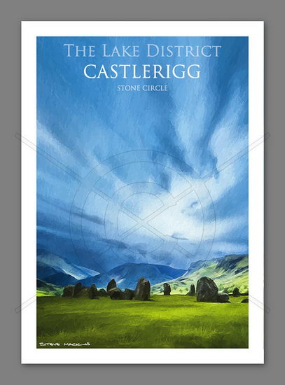 Lakeland Poster - Castlerigg Stone Circle Keswick