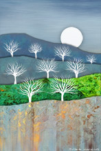 White Tree Ridge ,Art, Artwork, Art Print