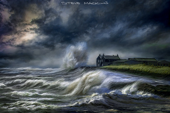 Storm at Dubmill Point Maryport