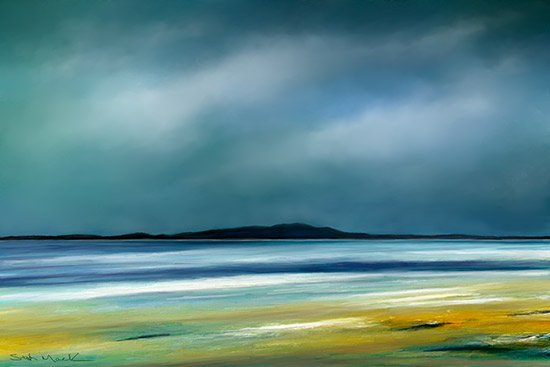 Criffel Oil Painting Print - Maryport Art - Maryport Cumbria, Wildlife & Landscape Prints Criffel Oil Painting Print