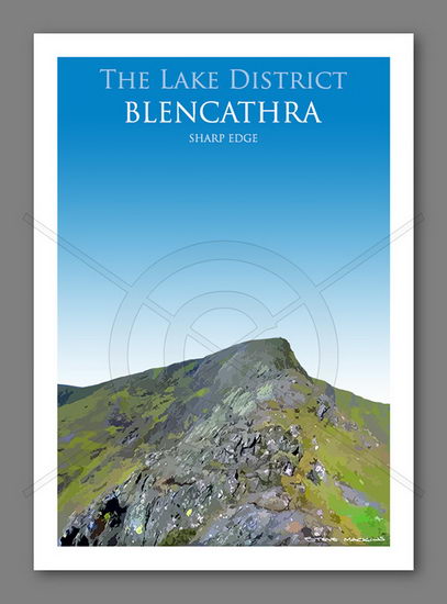 Blencathra ~ Lake District Art Poster