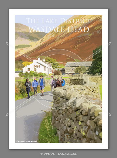 Wasdale Head ~  Lake District Art Poster