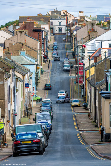 High Street Maryport - Maryport Town - Maryport Cumbria, Wildlife & Landscape Prints High Street Maryport