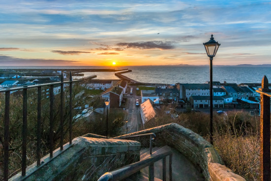 Market Steps Maryport - Market Steps Views - Maryport Cumbria, Wildlife & Landscape Prints Market Steps Maryport