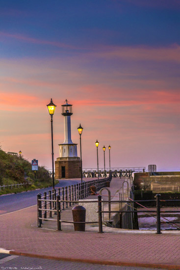 Maryport Lighthouse at Sunset