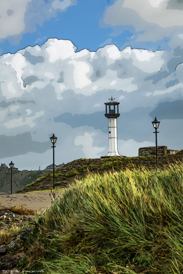 Maryport Lighthouse Art Version