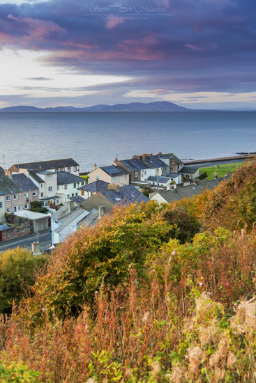 Criffel from Market Steps Maryport - Market Steps Views - Maryport Cumbria, Wildlife & Landscape Prints Criffel from Market Steps Maryport