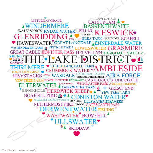 # Love The Lake District - Lake District Illustrations - Maryport Cumbria, Wildlife & Landscape Prints # Love The Lake District