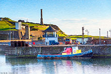 Whitehaven Harbour Cumbria Art Print