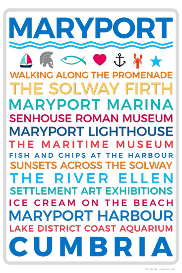 Maryport Typography Artwork