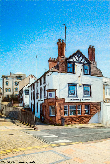 Maritime Museum Maryport - Maryport Town - Maryport Cumbria, Wildlife & Landscape Prints Maritime Museum Maryport