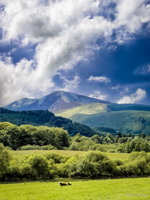 Skiddaw from Keswick, Cumbria, Lake District