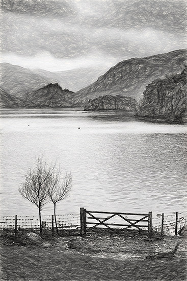 Lakeland Poster - Derwentwater Keswick