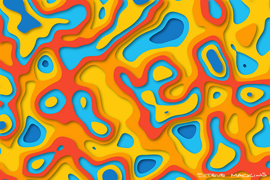 Contourz III - Graphic Art - Art Prints Contourz III