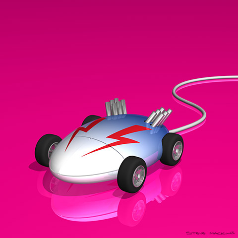 Computer Mouse II - Graphic Art - Art Prints Computer Mouse II