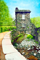 Ambleside, Bridge House, Art, Print