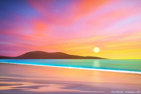 Isle of Harris Sunset - Scotland Art - Art Prints Isle of Harris Sunset