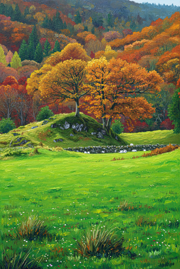 Elterwater Langdale - Lake District Scenic - Art Prints Elterwater Langdale