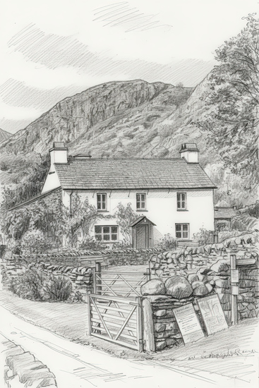 Yew Tree Farm Sketch
