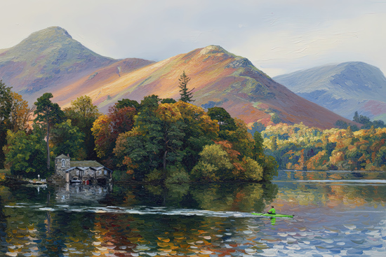 Catbells across Derwentwater 