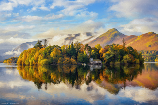Catbells across Derwentwater 
