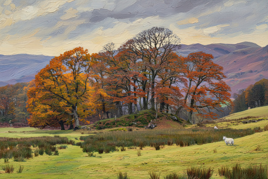 Elterwater Autumn Trees