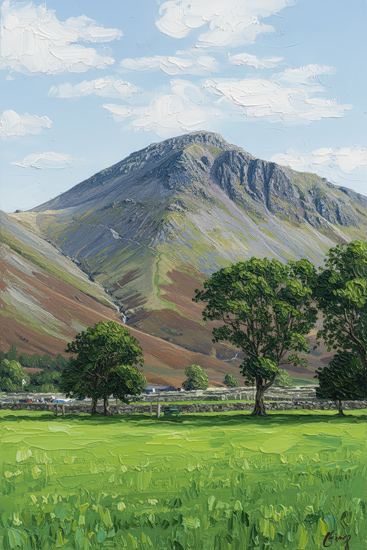 Great Gable from Wasdale Head