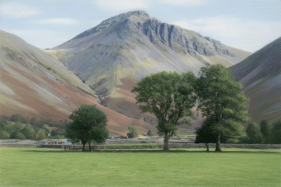 Great Gable from Wasdale Head