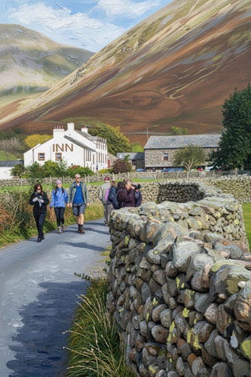 Wasdale Inn Lake District - Lake District Scenic - Art Prints Wasdale Inn Lake District