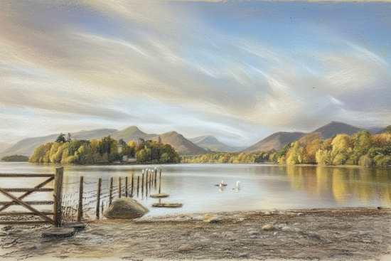 Derwentwater Keswick Sketch