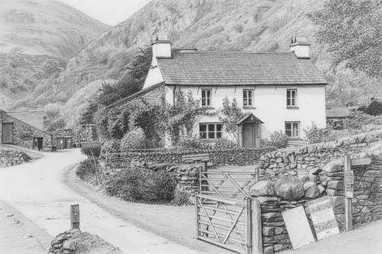 Yew Tree Farm Sketch