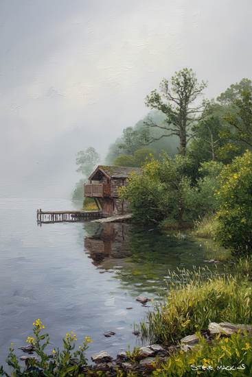 Duke of Portland Boathouse Ullswater - Lake District Scenic - Art Prints Duke of Portland Boathouse Ullswater