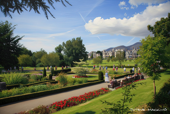 Hope Garden Keswick - Lake District Scenic - Art Prints Hope Garden Keswick