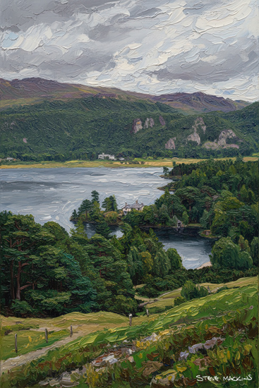 Lodore Hotel across Derwentwater