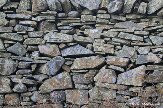 Lake District Slate Wall Study