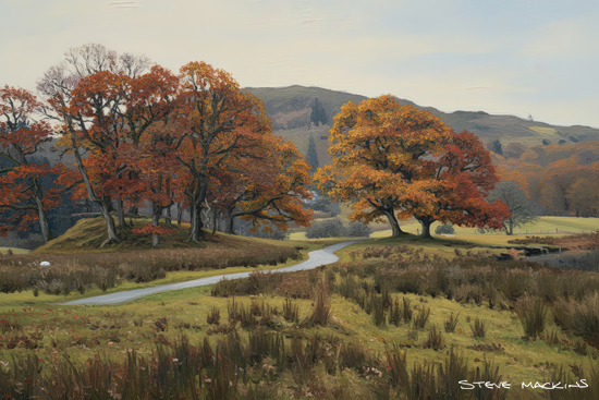 Elterwater Autumn Trees