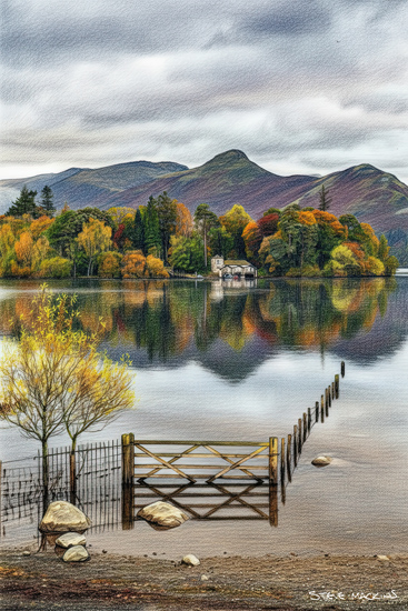 Catbells across Derwentwater 