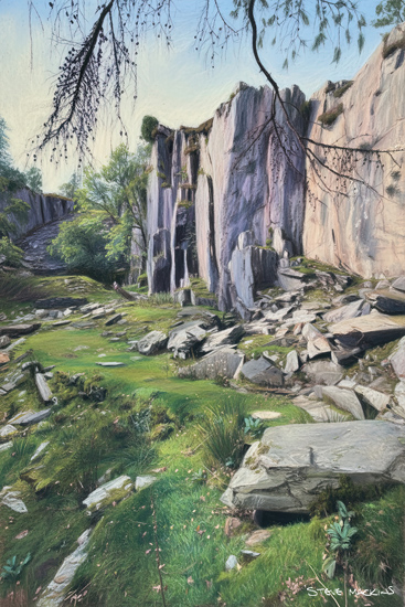 Tilberthwaite Mine Langdales - Lake District Scenic - Art Prints Tilberthwaite Mine Langdales