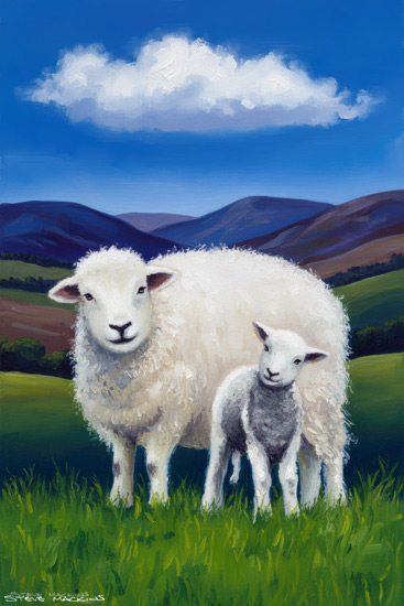 Sheep Art Print