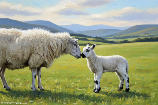 Sheep Art Print