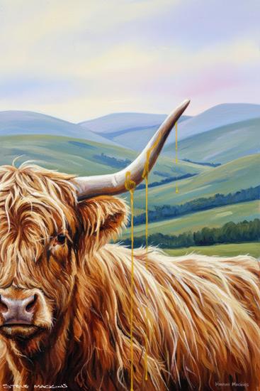 Highland Cow Art Print