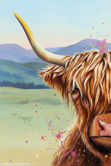 Highland Cow Art Print