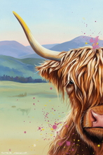 Highland Cow Art Print - Highland Cows Art Art Print