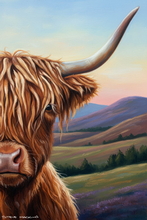 Highland Cow Art Print - Highland Cows Art Art Print