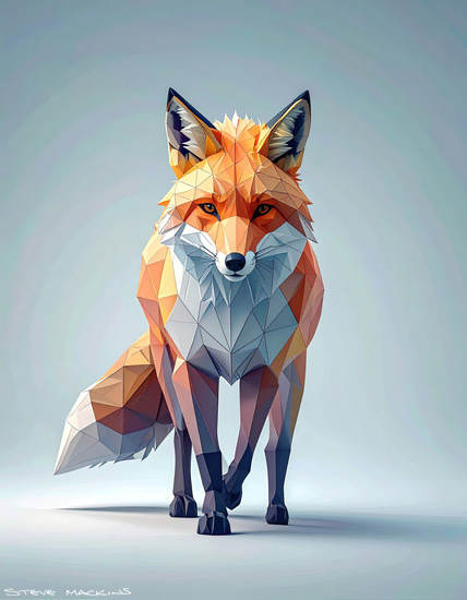 Fox Art Print